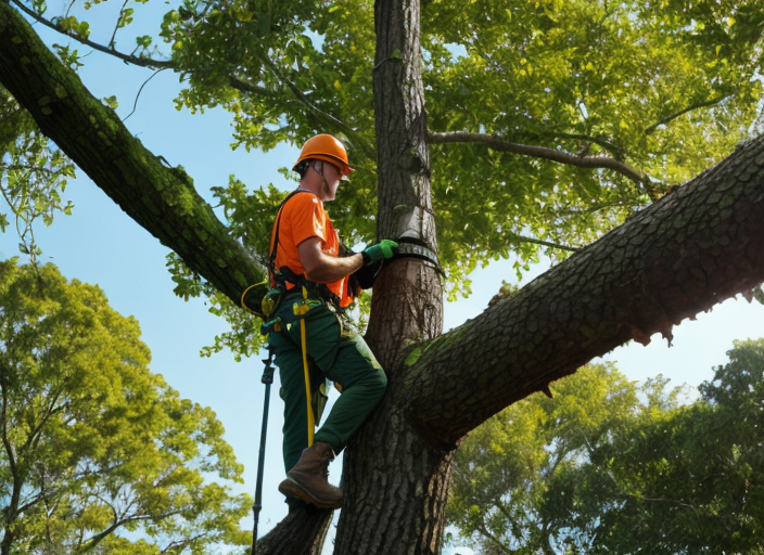 Tree service visual direction artwork